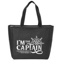 Im The Captain Skipper Lover Ship Boat Owner Zip Tote Bag