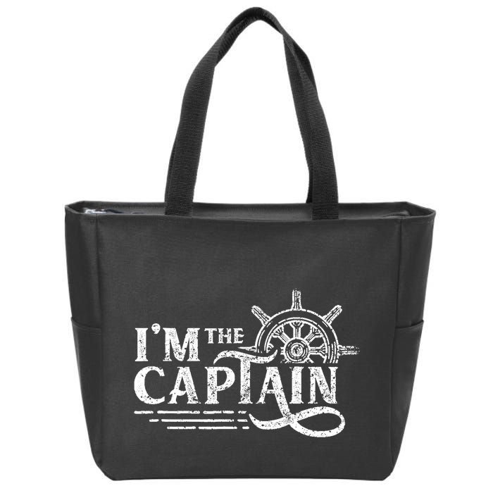 Im The Captain Skipper Lover Ship Boat Owner Zip Tote Bag