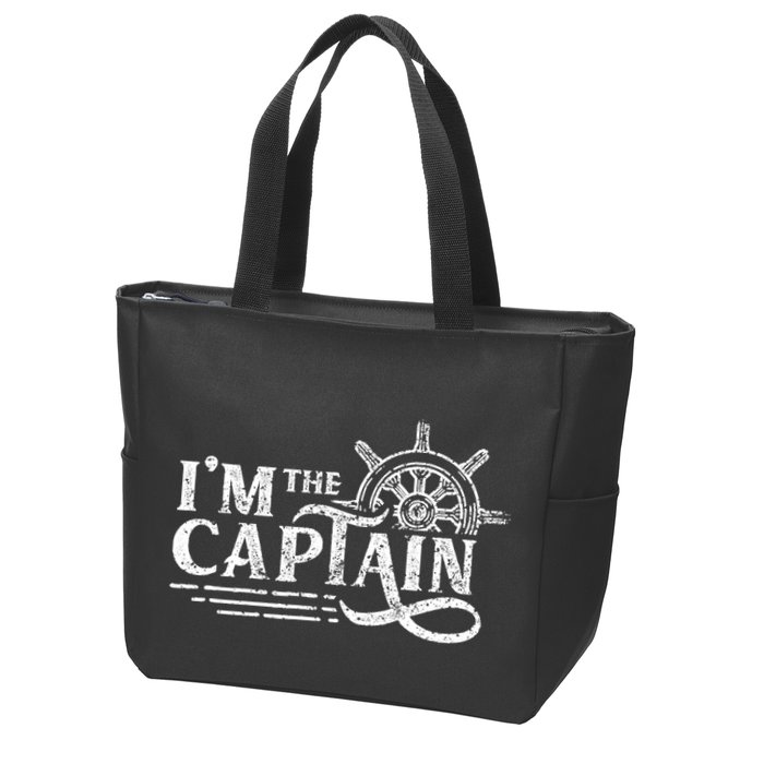 Im The Captain Skipper Lover Ship Boat Owner Zip Tote Bag