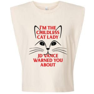 Im The Childless Cat Lady Jd Vance Warned You About Garment-Dyed Women's Muscle Tee