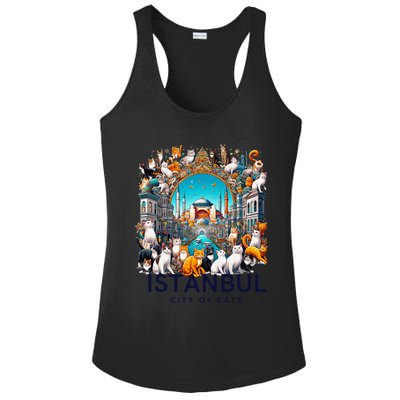 Istanbul Turkey City Of Cats Ladies PosiCharge Competitor Racerback Tank