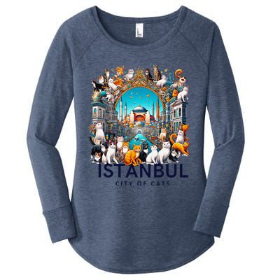 Istanbul Turkey City Of Cats Women's Perfect Tri Tunic Long Sleeve Shirt