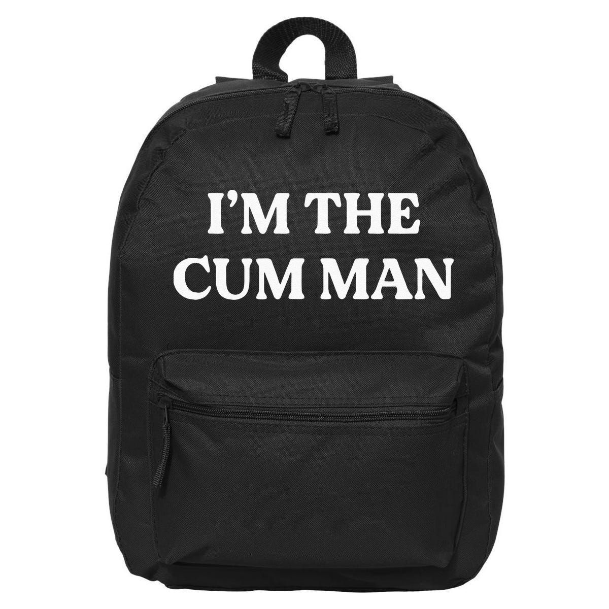 Im The Cum Man 16 in Basic Backpack