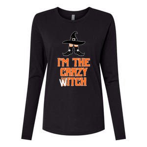 I’M The Crazy Witch ’S Halloween Saying Top Gift Womens Cotton Relaxed Long Sleeve T-Shirt