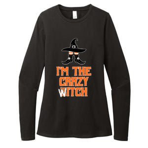 I’M The Crazy Witch ’S Halloween Saying Top Gift Womens CVC Long Sleeve Shirt