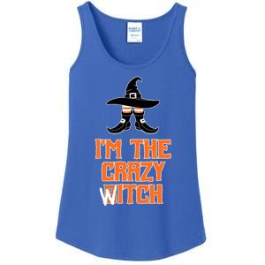 I’M The Crazy Witch ’S Halloween Saying Top Gift Ladies Essential Tank