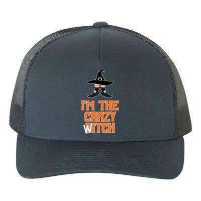 I’M The Crazy Witch ’S Halloween Saying Top Gift Yupoong Adult 5-Panel Trucker Hat