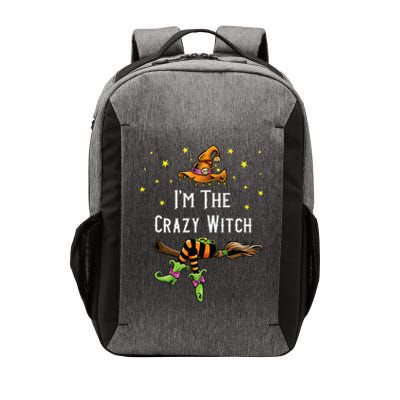 Im The Crazy Witch Halloween Matching Group Costume Vector Backpack