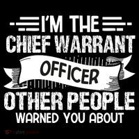 IM The Chief Warrant Officer Others People Warned You About 7-Panel Snapback Hat