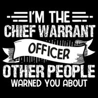 IM The Chief Warrant Officer Others People Warned You About Short Acrylic Beanie