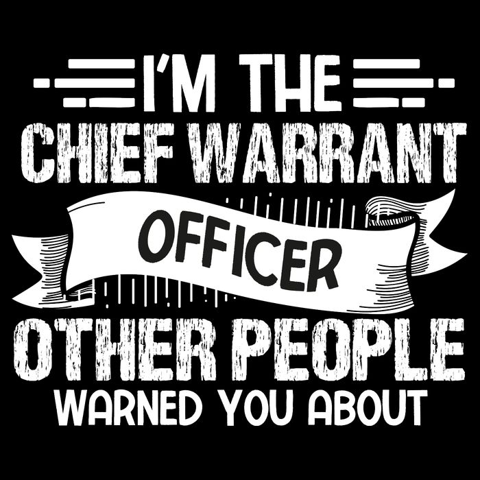 IM The Chief Warrant Officer Others People Warned You About Short Acrylic Beanie