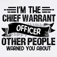 IM The Chief Warrant Officer Others People Warned You About Garment-Dyed Sweatshirt
