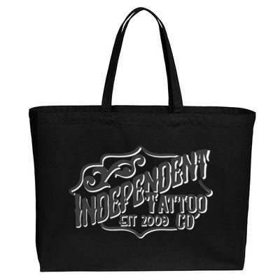 Independent Tattoo Company Classic Logo Cotton Canvas Jumbo Tote