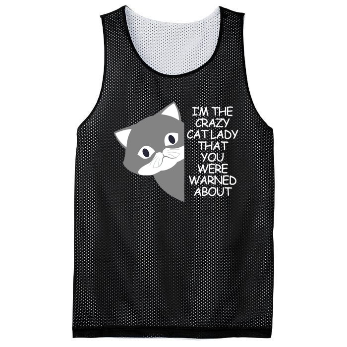 IM The Crazy Cat Lady That You Were Warned About Kamala 47 Mesh Reversible Basketball Jersey Tank