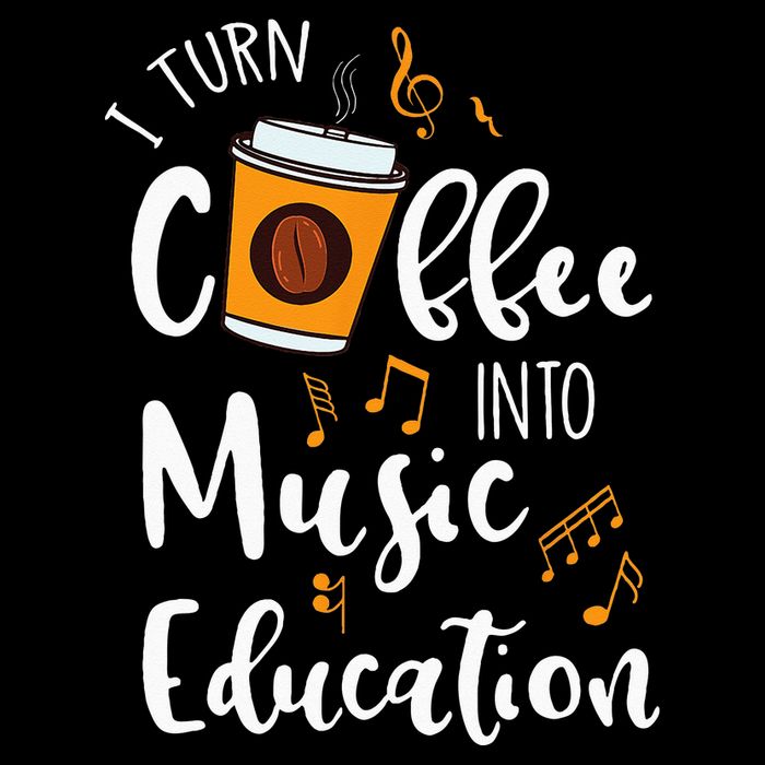 I Turn Coffee Into Music Education Music Teacher Gift Baby Bodysuit