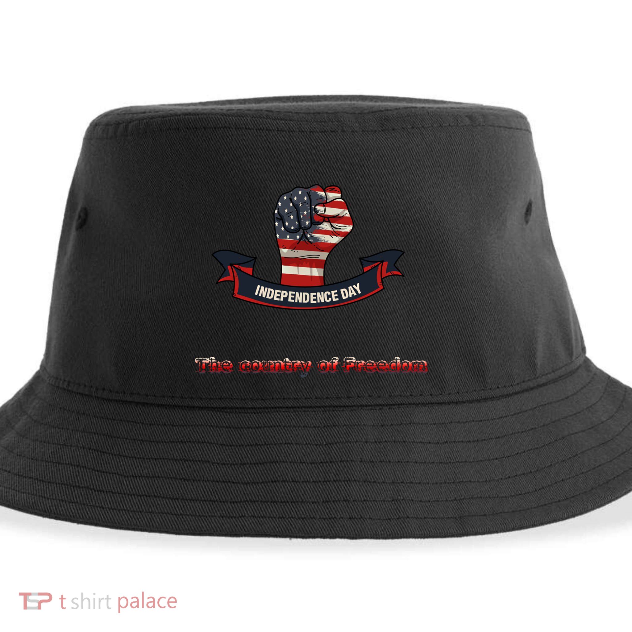 Independence The Country Of Freedom Design By Ronroyal#4 Gift Sustainable Bucket Hat