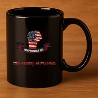 Independence The Country Of Freedom Design By Ronroyal#4 Gift 11oz C Handle Ceramic Mug