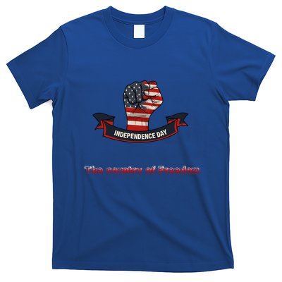 Independence The Country Of Freedom Design By Ronroyal#4 Gift T-Shirt