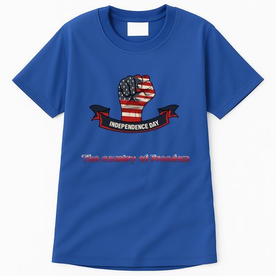Independence The Country Of Freedom Design By Ronroyal#4 Gift Tall T-Shirt