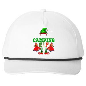 IM The Camping Elf Christmas Elf Shoes Hat Costume Camper Funny Gift Snapback Five-Panel Rope Hat