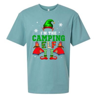 IM The Camping Elf Christmas Elf Shoes Hat Costume Camper Funny Gift Sueded Cloud Jersey T-Shirt