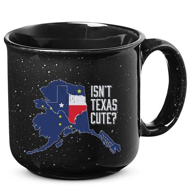 Isnt Texas Cute Alaska Home Ak State Design 15oz Campfire Ceramic Mug