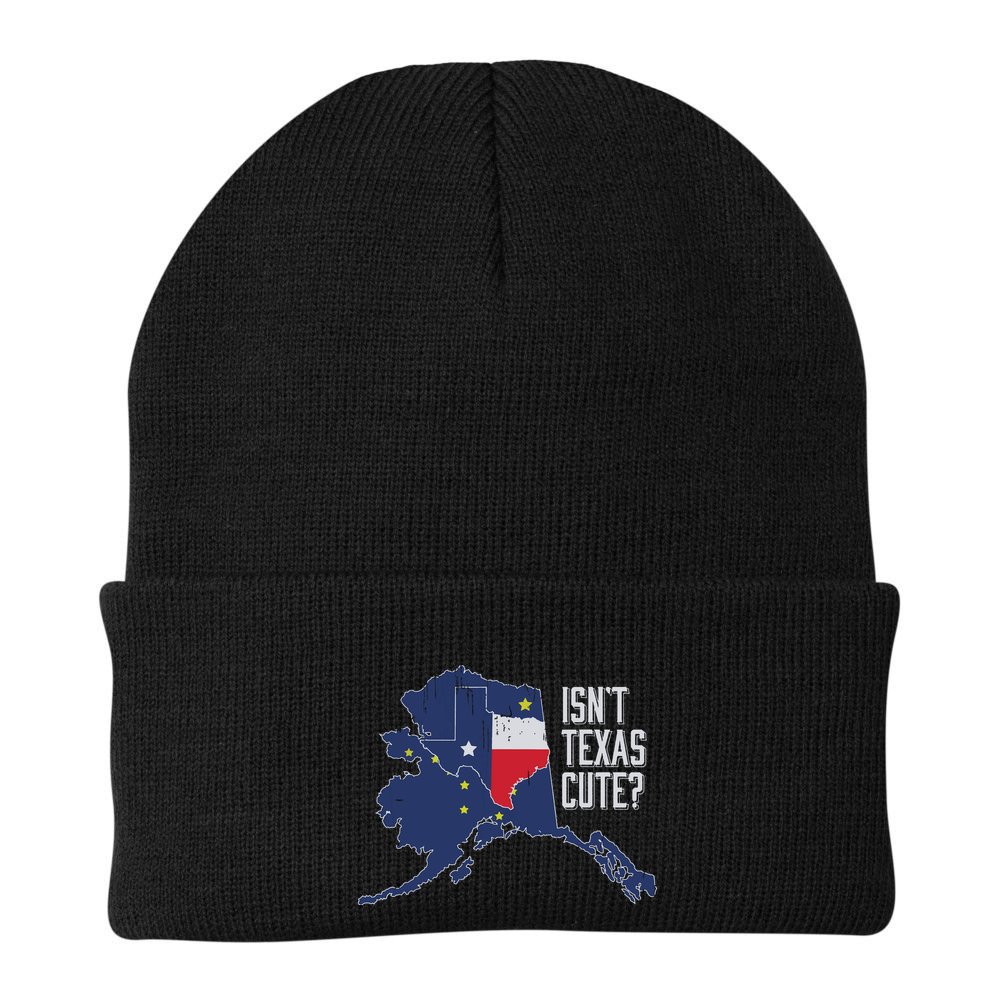 Isnt Texas Cute Alaska Home Ak State Design Beanie
