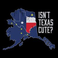 Isnt Texas Cute Alaska Home Ak State Design Drawstring Bag