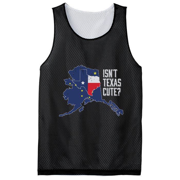 Isnt Texas Cute Alaska Home Ak State Design Mesh Reversible Basketball Jersey Tank