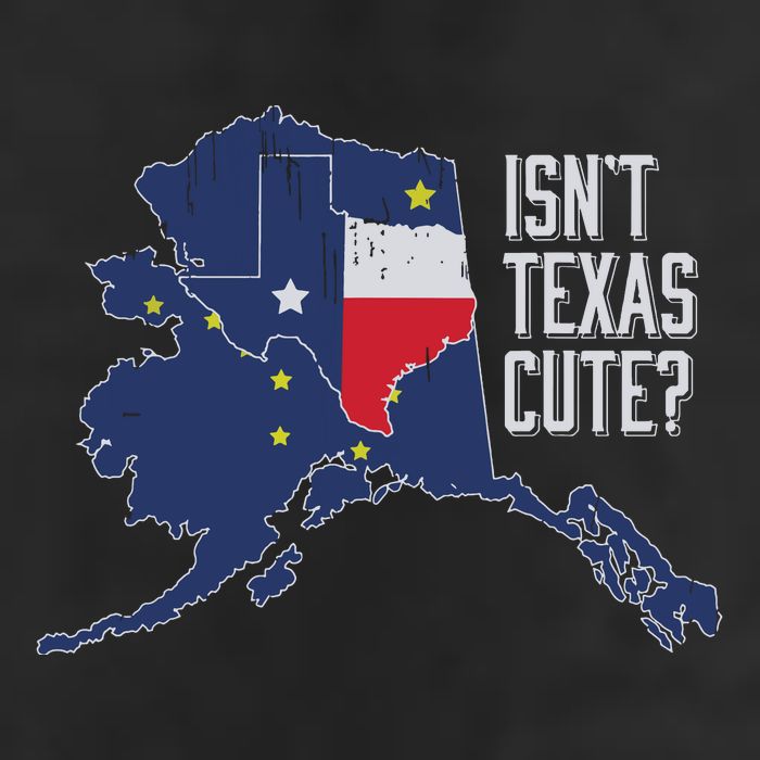 Isnt Texas Cute Alaska Home Ak State Design Golf Towel