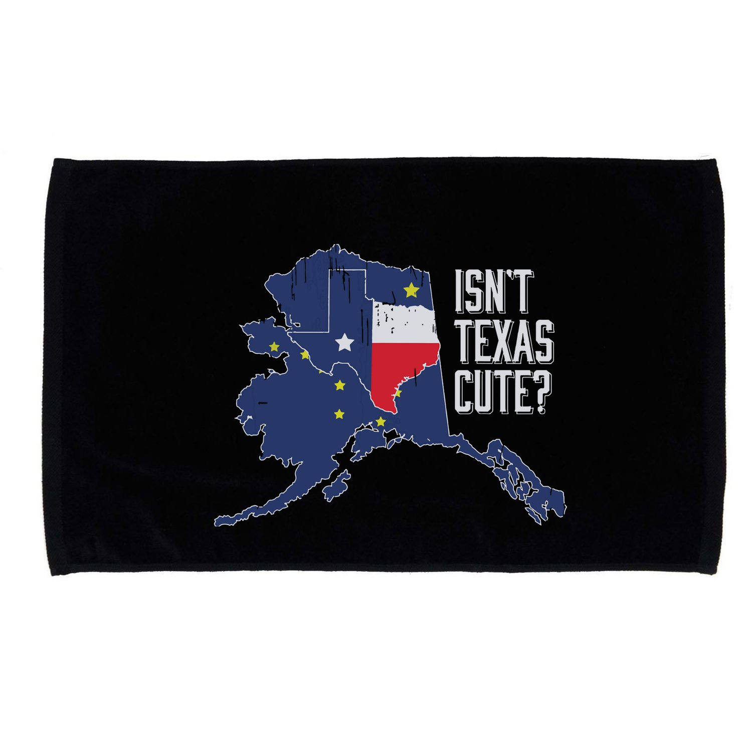 Isnt Texas Cute Alaska Home Ak State Design Microfiber Hand Towel
