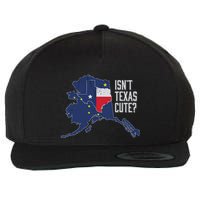 Isnt Texas Cute Alaska Home Ak State Design Wool Snapback Cap