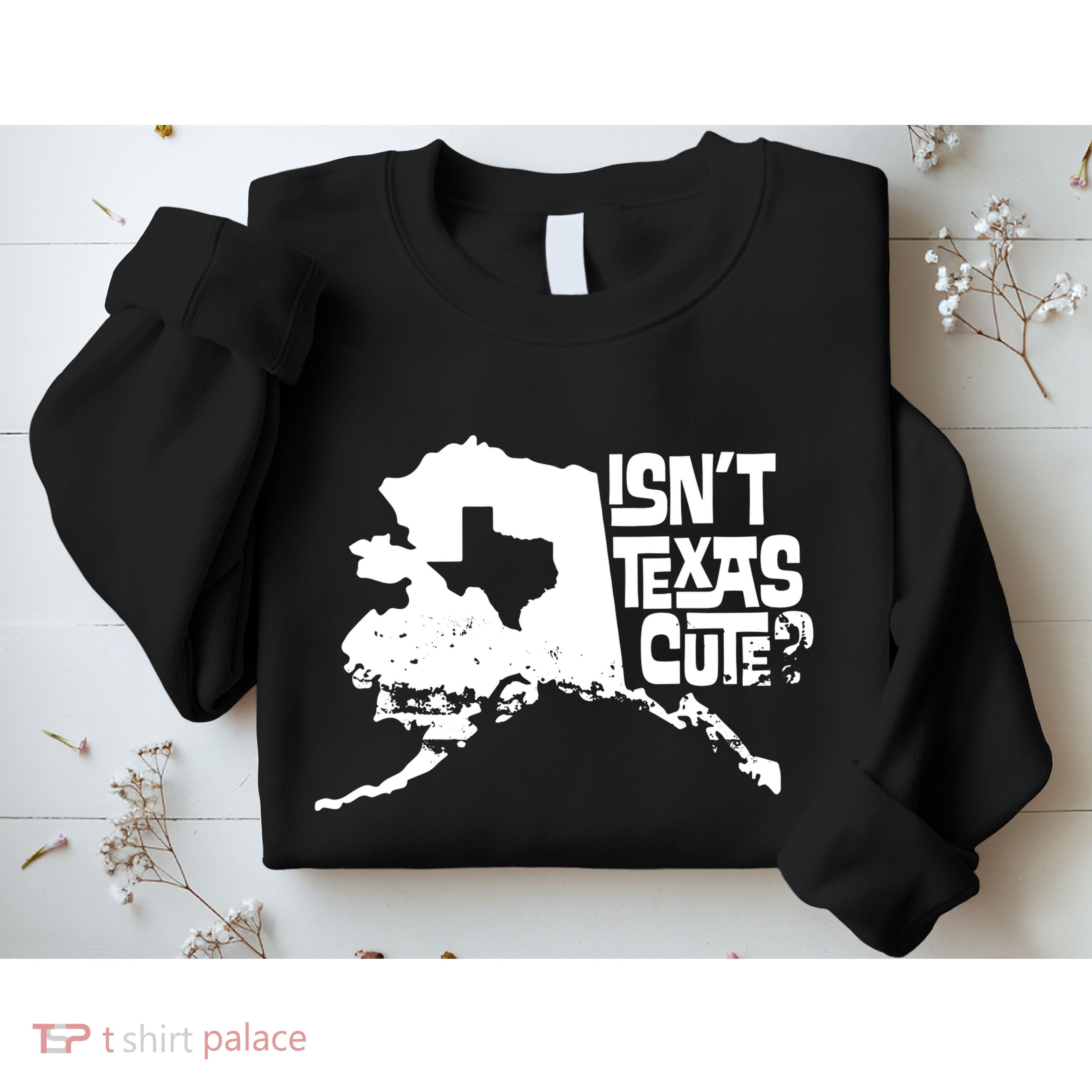 Isnt Texas Cute Alaska State Pride Anchorage Fairbanks Sweatshirt