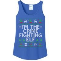 IM The Crime Fighting Elf Police Officer Ugly Christmas Cop Meaningful Gift Ladies Essential Tank