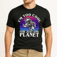 I'm Too Cool For Just One Planet Astronaut Cooling Performance Crew T-Shirt