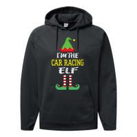 IM The Car Racing Elf Group Matching Family Christmas Gift Performance Fleece Hoodie