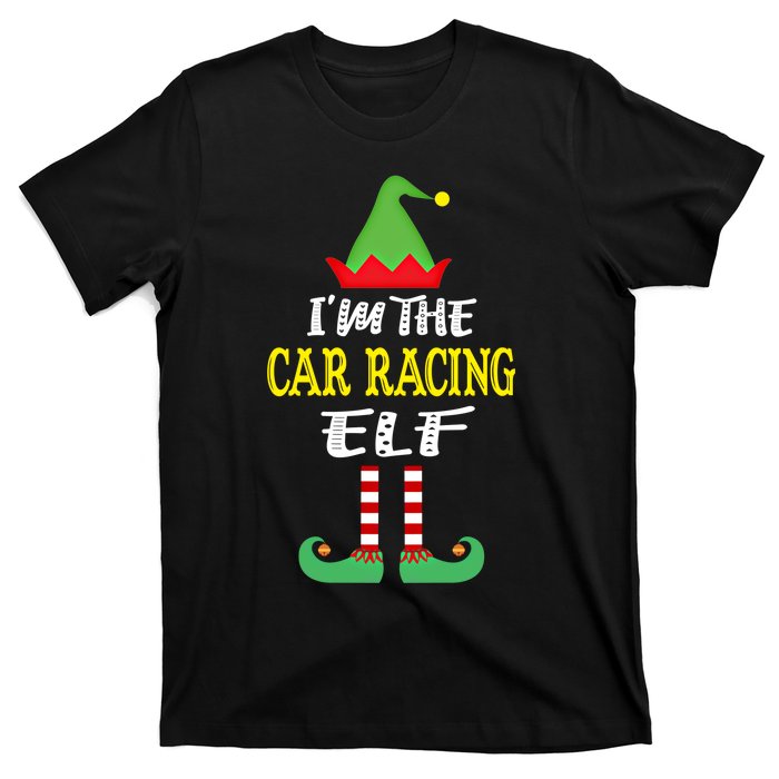 IM The Car Racing Elf Group Matching Family Christmas Gift T-Shirt