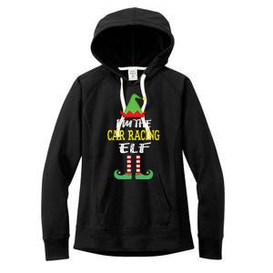 IM The Car Racing Elf Group Matching Family Christmas Gift Women's Fleece Hoodie