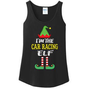 IM The Car Racing Elf Group Matching Family Christmas Gift Ladies Essential Tank