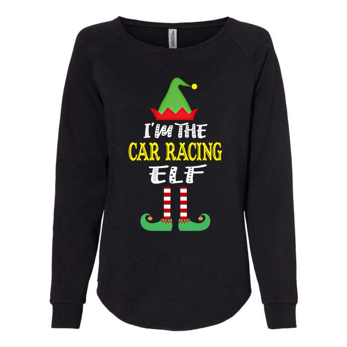 IM The Car Racing Elf Group Matching Family Christmas Gift Womens California Wash Sweatshirt