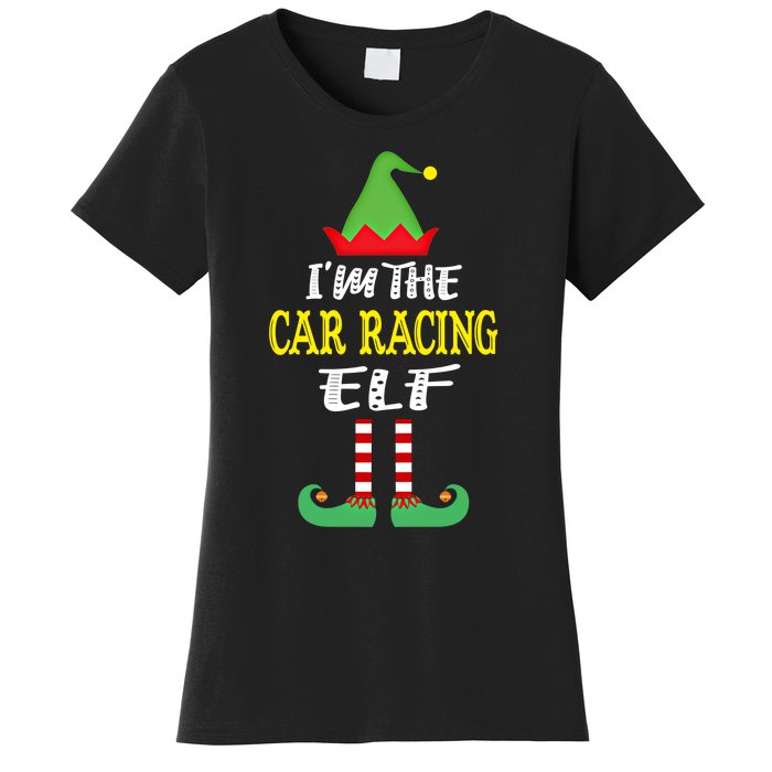 IM The Car Racing Elf Group Matching Family Christmas Gift Women's T-Shirt