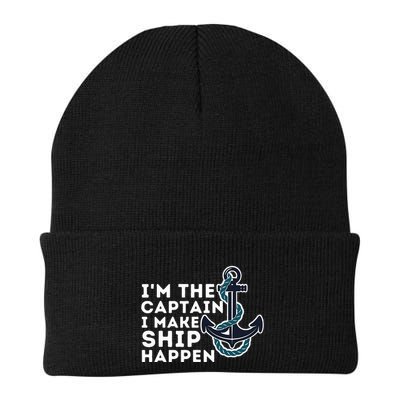 IM The Captain I Make Ship Happen Boat Captain & Boating Beanie