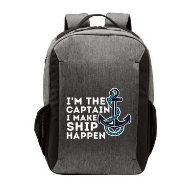 IM The Captain I Make Ship Happen Boat Captain & Boating Vector Backpack