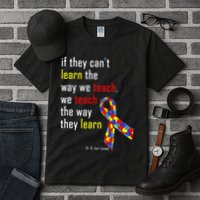 If They Can't.. Autism Awarness Puzzle Tall T-Shirt