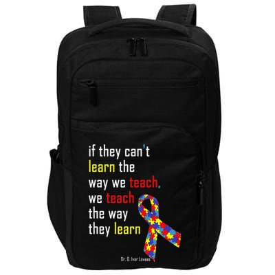 If They Can't.. Autism Awarness Puzzle Impact Tech Backpack