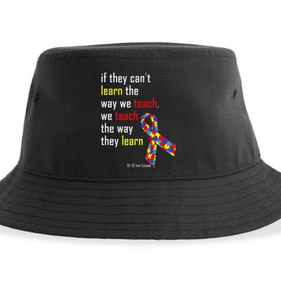 If They Can't.. Autism Awarness Puzzle Sustainable Bucket Hat