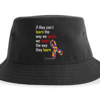 If They Can't.. Autism Awarness Puzzle Sustainable Bucket Hat