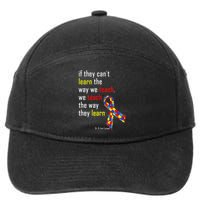 If They Can't.. Autism Awarness Puzzle 7-Panel Snapback Hat