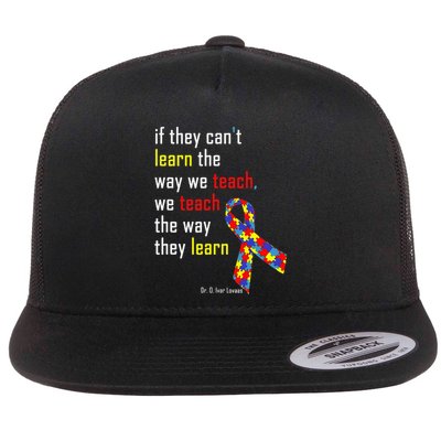 If They Can't.. Autism Awarness Puzzle Flatbill Hat