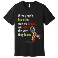 If They Can't.. Autism Awarness Puzzle Premium T-Shirt